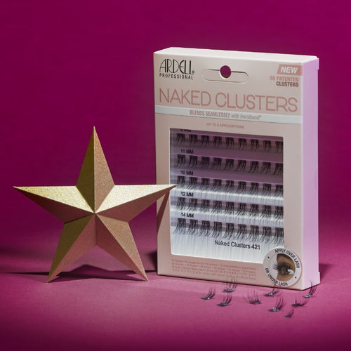 Ardell Naked Clusters 438 with DUO Quick Set Striplash Adhesive