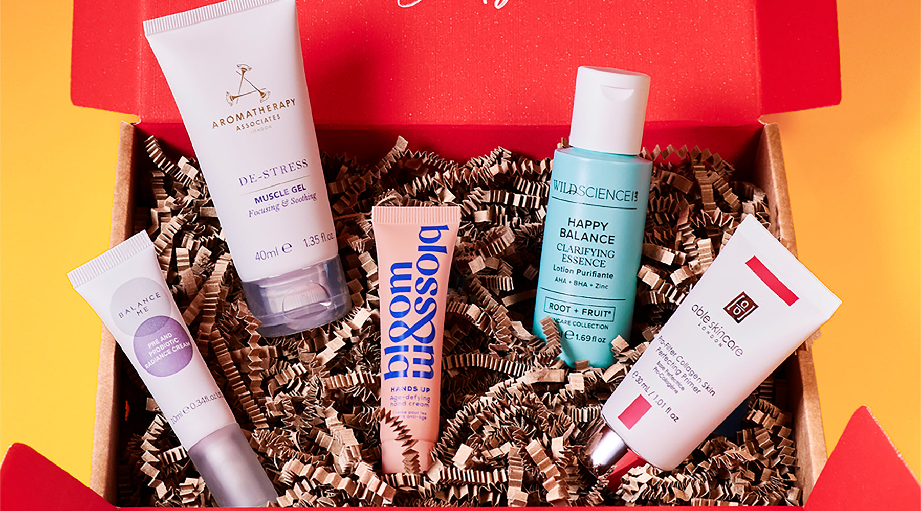 Unwrapping your new OK! Beauty Box, The Happiness Edit, worth over £12 OK! Beauty Box