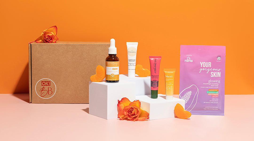 Uncovering your next OK! Beauty Box - the Glow & Go Edit Edit, worth over £95