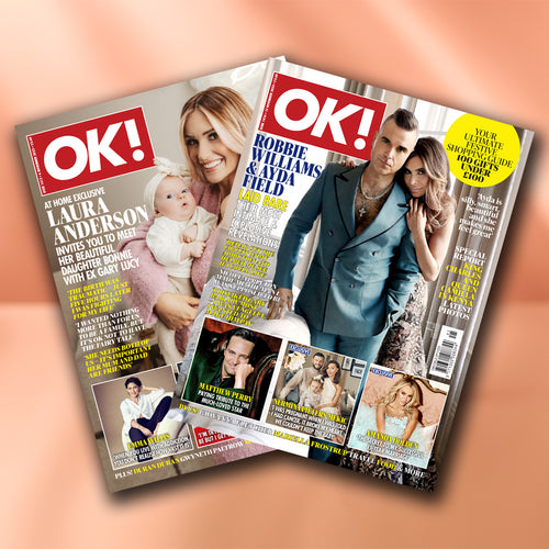 Enjoy 2 free copies of OK! Magazine