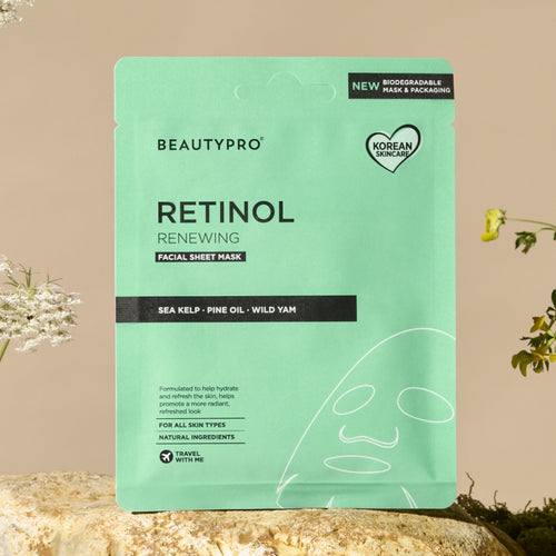 BeautyPro Retinol Renewing Facial Sheet Mask