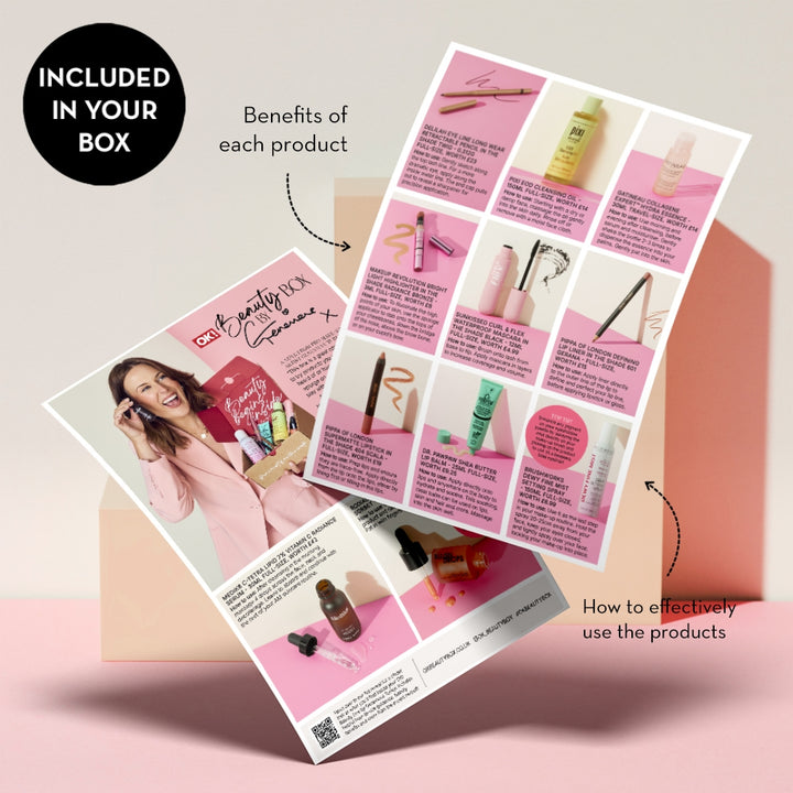 The Limited Edition OK! Beauty Box By Genevieve Turley (worth over £210).