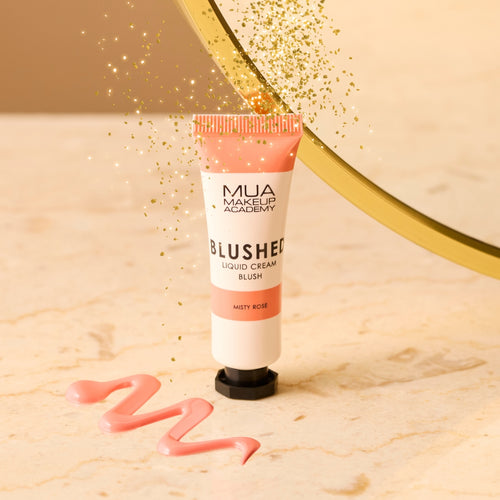 MUA Makeup Academy Blushed Liquid Cream Blusher in the shade Misty Rose