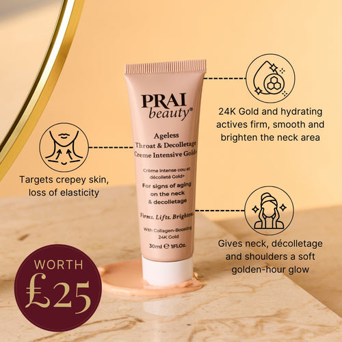 Prai Beauty Ageless Throat & Decolletage Creme Intensive Gold+
