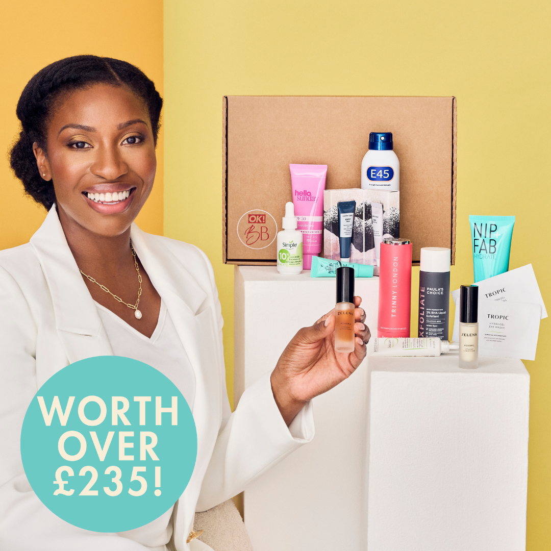 The limited edition OK! Beauty Box by Dr.Ejikeme (worth over £235) The limited edition OK! Beauty Box by Dr.Ejikeme (worth over £235)