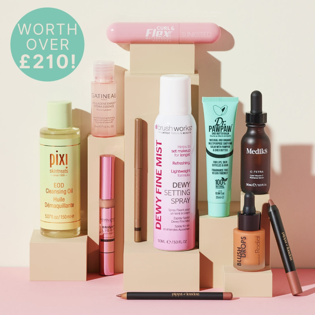 The Limited Edition OK! Beauty Box By Genevieve Turley (worth over £210).