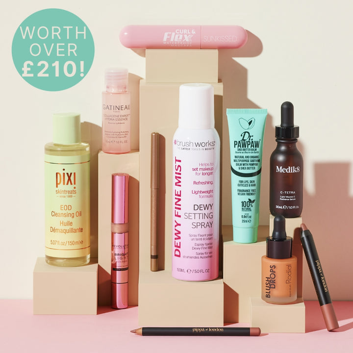 The Limited Edition OK! Beauty Box By Genevieve Turley (worth over £210).