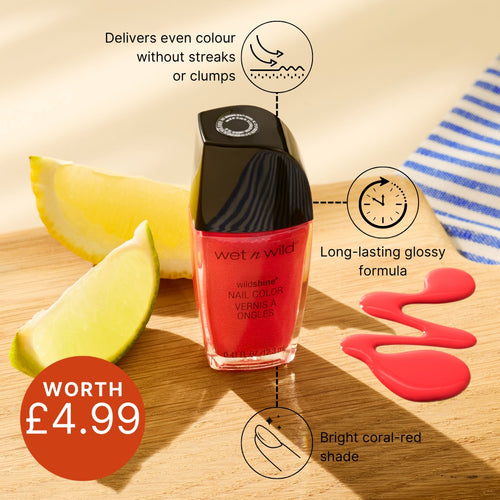 Wet n Wild Wildshine Nail Colour in the shade Heatwave