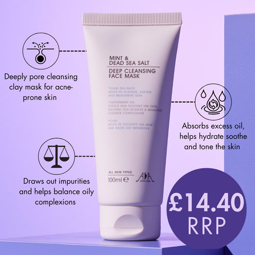 Amphora Aromatics Mint and Dead Sea Salts Deep Cleansing Face Mask
