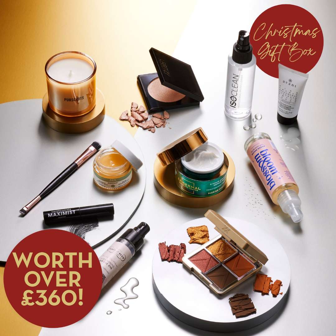 Christmas Beauty Gift Box & the Happiness Edit Beauty Bundle (worth over £480)