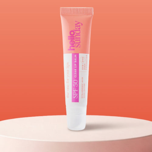 Hello Sunday The One For Your Lips SPF50 Clear Lip Balm