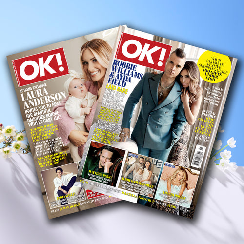 Enjoy 2 free copies of OK! Magazine