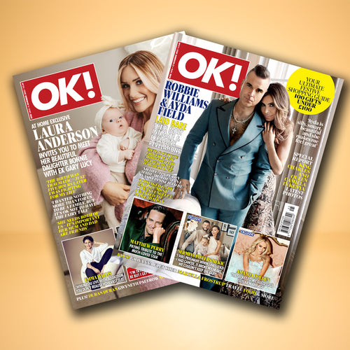 Enjoy 2 free copies of OK! Magazine