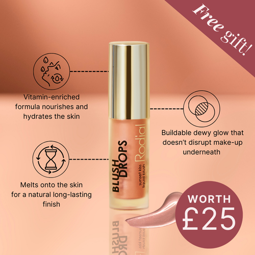 Free Welcome Gift Rodial Blush Drops in the shade Sunset Kiss