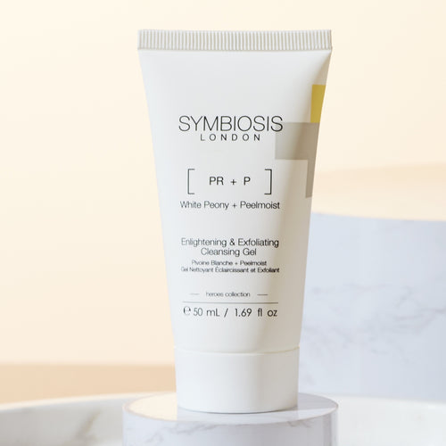 Symbiosis London [White Peony + Peelmoist] Enlightening and Exfoliating Cleansing Gel