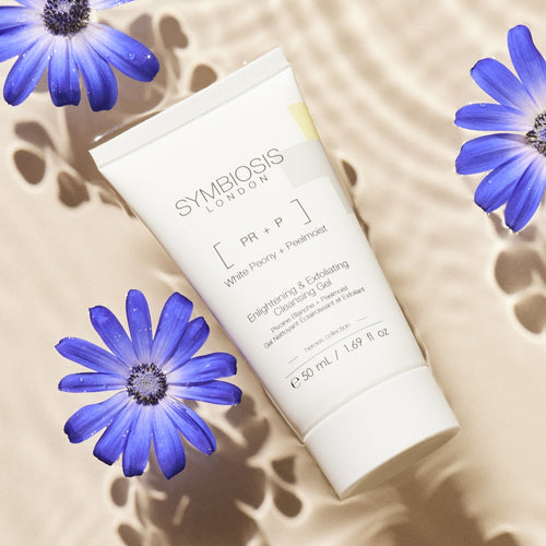 Symbiosis London White Peony + Peelmoist Enlightening and Exfoliating Cleansing Gel