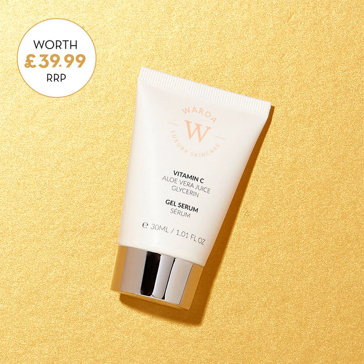 Warda Skincare Skin Glow Boost Vitamin C Gel Serum. Full size 30ml - RRP £39.99